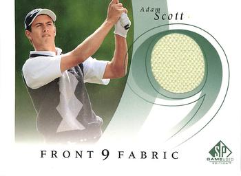 2002 SP Game Used - Front 9 Fabric #F9S-AS Adam Scott Front