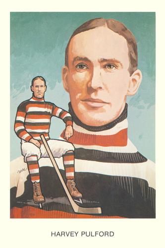 1983 Cartophilium Hockey Hall of Fame Postcards #B10 Harvey Pulford Front