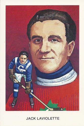 1983 Cartophilium Hockey Hall of Fame Postcards #L9 Jack Laviolette Front