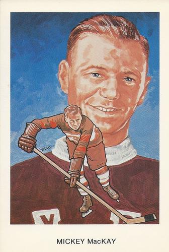 1983 Cartophilium Hockey Hall of Fame Postcards #N8 Mickey MacKay Front