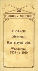 1910-11 Imperial Tobacco Hockey Series (C56) #5 Pud Glass Back