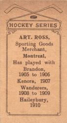 1910-11 Imperial Tobacco Hockey Series (C56) #12 Art Ross Back