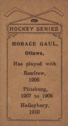 1910-11 Imperial Tobacco Hockey Series (C56) #31 Horace Gaul Back
