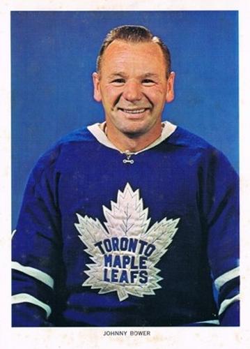 1963-64 Chex Photos #NNO Johnny Bower Front