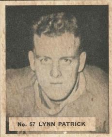 1937-38 World Wide Gum (V356) #57 Lynn Patrick Front