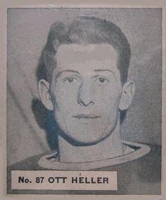 1937-38 World Wide Gum (V356) #87 Ott Heller Front
