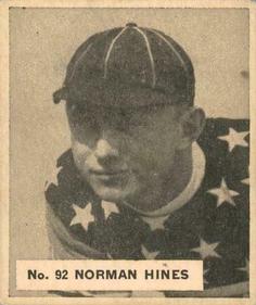 1937-38 World Wide Gum (V356) #92 Norman Himes Front