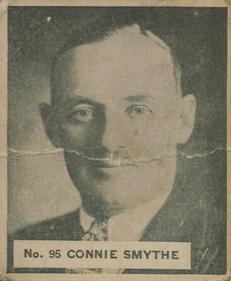 1937-38 World Wide Gum (V356) #95 Connie Smythe Front