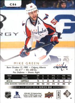 2014-15 Upper Deck - UD Canvas #C86 Mike Green  Back