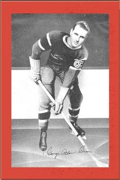 1934-43 Bee Hive Hockey Photos (Group 1) #NNO George Allen Brown Front