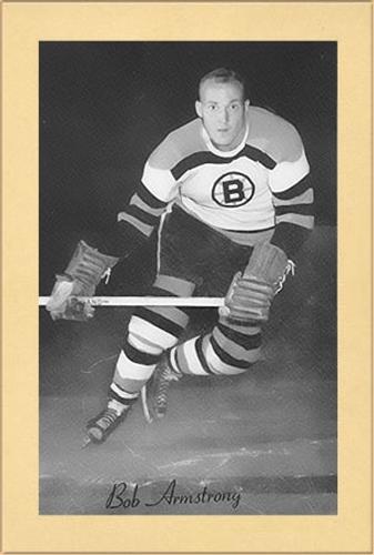 1944-64 Bee Hive Hockey Photos (Group 2) #NNO Bob Armstrong Front