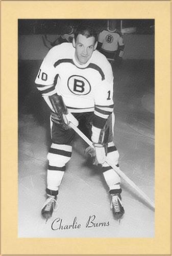 1944-64 Bee Hive Hockey Photos (Group 2) #NNO Charlie Burns Front