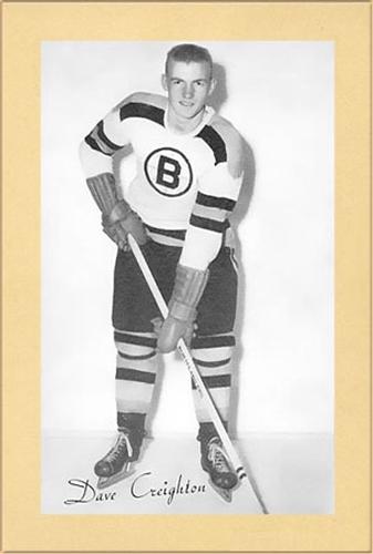 1944-64 Bee Hive Hockey Photos (Group 2) #NNO Dave Creighton Front