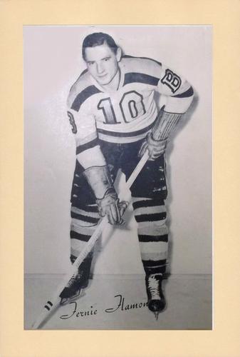 1944-64 Bee Hive Hockey Photos (Group 2) #NNO Fernie Flaman Front