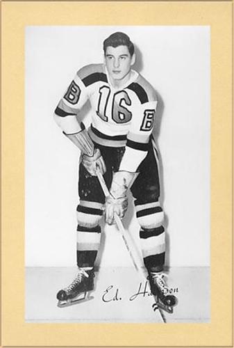 1944-64 Bee Hive Hockey Photos (Group 2) #NNO Ed Harrison Front