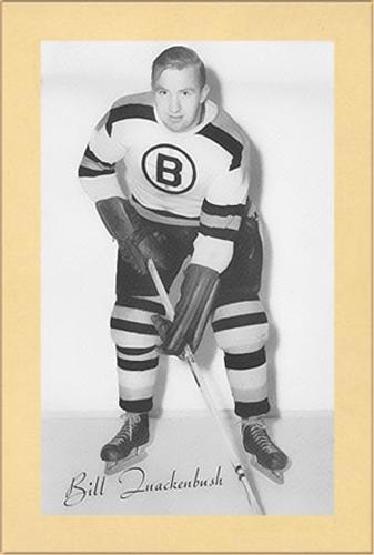 1944-64 Bee Hive Hockey Photos (Group 2) #NNO Bill Quackenbush Front