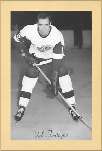 1944-64 Bee Hive Hockey Photos (Group 2) #NNO Val Fonteyne Front