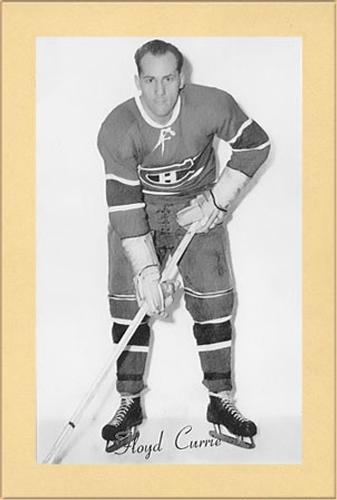 1944-64 Bee Hive Hockey Photos (Group 2) #NNO Floyd Curry Front