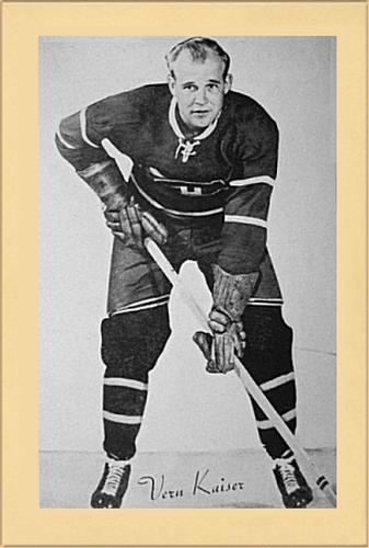 1944-64 Bee Hive Hockey Photos (Group 2) #NNO Vern Kaiser Front