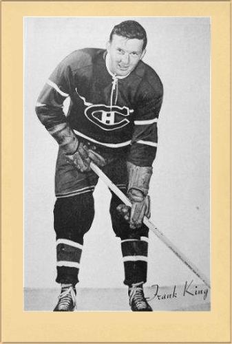 1944-64 Bee Hive Hockey Photos (Group 2) #NNO Frank King Front