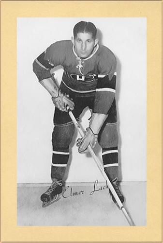 1944-64 Bee Hive Hockey Photos (Group 2) #NNO Elmer Lach Front