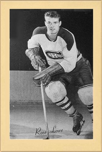 1944-64 Bee Hive Hockey Photos (Group 2) #NNO Ross Lowe Front