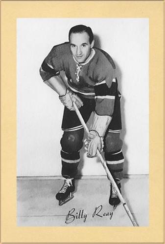 1944-64 Bee Hive Hockey Photos (Group 2) #NNO Billy Reay Front