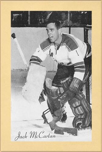 1944-64 Bee Hive Hockey Photos (Group 2) #NNO Jack McCartan Front