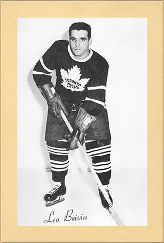 1944-64 Bee Hive Hockey Photos (Group 2) #NNO Leo Boivin Front