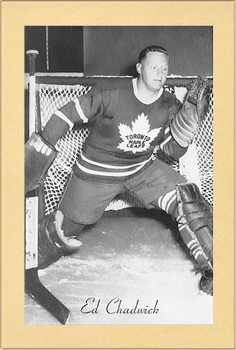 1944-64 Bee Hive Hockey Photos (Group 2) #NNO Ed Chadwick Front