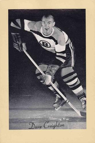 1944-64 Bee Hive Hockey Photos (Group 2) #NNO Dave Creighton Front