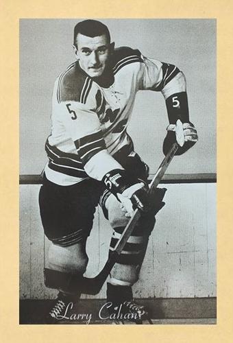 1944-64 Bee Hive Hockey Photos (Group 2) #NNO Larry Cahan Front