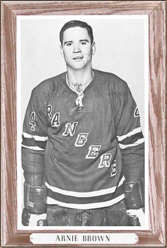 1964-67 Bee Hive Hockey Photos (Group 3) #NNO Arnie Brown Front
