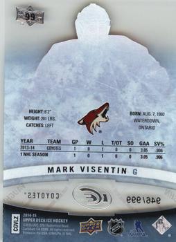 2014-15 Upper Deck Ice #99 Mark Visentin Back