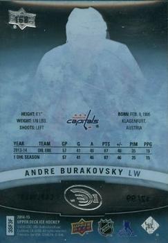 2014-15 Upper Deck Ice #168 Andre Burakovsky Back