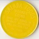 1961-62 Salada Coins #19 Phil Watson Back