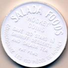 1961-62 Salada Coins #63 Vic Stasiuk Back
