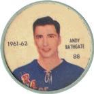 1961-62 Salada Coins #88 Andy Bathgate Front