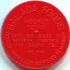1961-62 Salada Coins #106 Tom Johnson Back