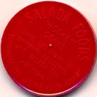 1961-62 Salada Coins #107 Dickie Moore Back