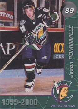 1999-00 Cartes, Timbres et Monnaies Sainte-Foy Shawinigan Cataractes (QMJHL) #23 Jason Pominville Front