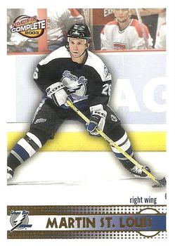2002-03 Pacific Crown Royale - 2002-03 Pacific Complete #393 Martin St. Louis Front