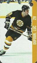 1983-84 Souhaits Renaissance NHL Collection Key Tags #NNO Tom Fergus / Luc Dufour Back