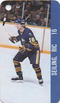1983-84 Souhaits Renaissance NHL Collection Key Tags #NNO Ric Seiling / Mike Foligno Front