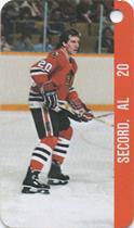 1983-84 Souhaits Renaissance NHL Collection Key Tags #NNO Denis Savard / Al Secord Back