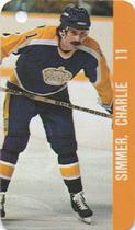 1983-84 Souhaits Renaissance NHL Collection Key Tags #NNO Charlie Simmer / Daryl Evans Front