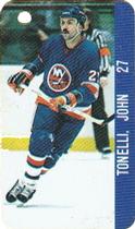 1983-84 Souhaits Renaissance NHL Collection Key Tags #NNO John Tonelli / Billy Smith Front