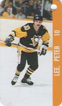 1983-84 Souhaits Renaissance NHL Collection Key Tags #NNO Penguins Logo / Peter Lee Back