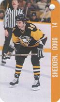 1983-84 Souhaits Renaissance NHL Collection Key Tags #NNO Greg Malone / Doug Shedden Back