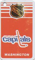 1983-84 Souhaits Renaissance NHL Collection Key Tags #NNO Capitals Logo / Rod Langway Front